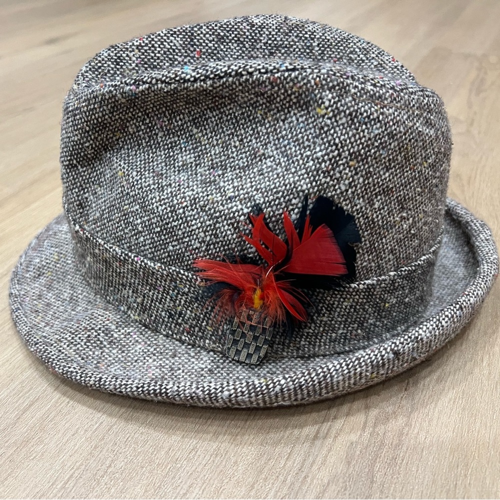Vintage Tweed Fedora